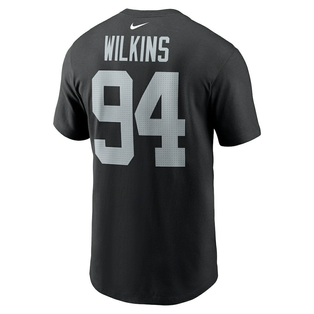 Christian Wilkins Las Vegas Raiders Player Name & Number T-Shirt - Black outlet