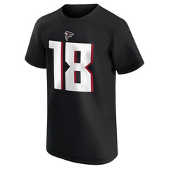 Kirk Cousins Atlanta Falcons Youth Player Name & Number T-Shirt - Black on sale