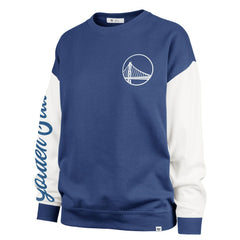 Golden State Warriors '47 Women's Plus Size Oversized Rise Andie Pullover Sweatshirt sale - Royal on sale