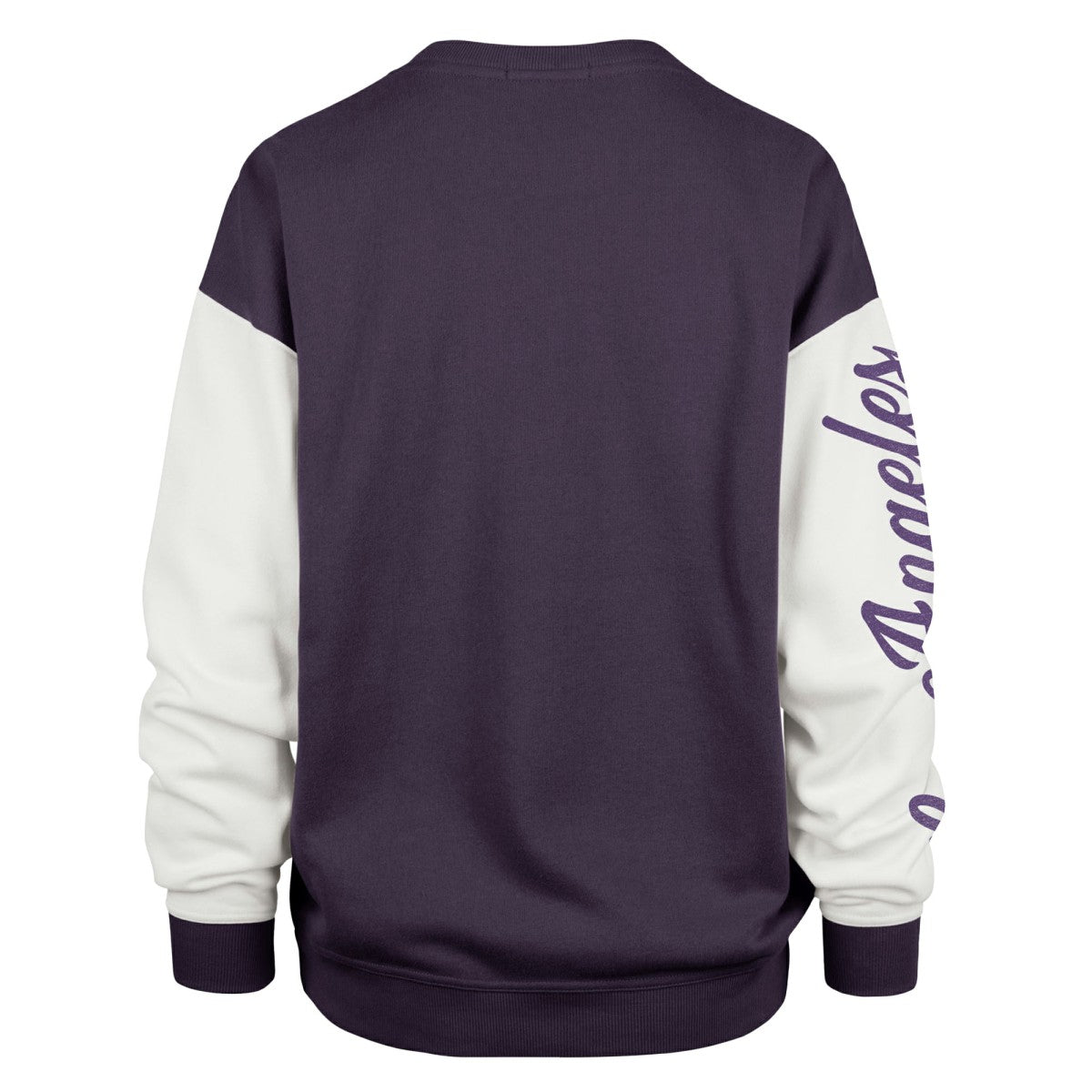 Los Angeles Lakers '47 Women's Plus Size Oversized Rise Andie Pullover Sweatshirt - Purple on sale