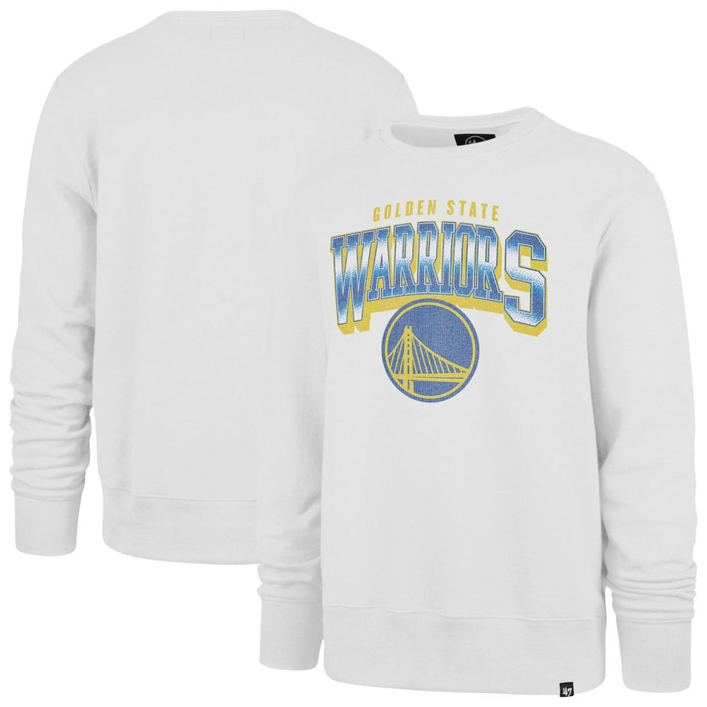 Golden State Warriors '47 Big & Tall Spotlight Headline Pullover Sweatshirt sale - Cream for sale