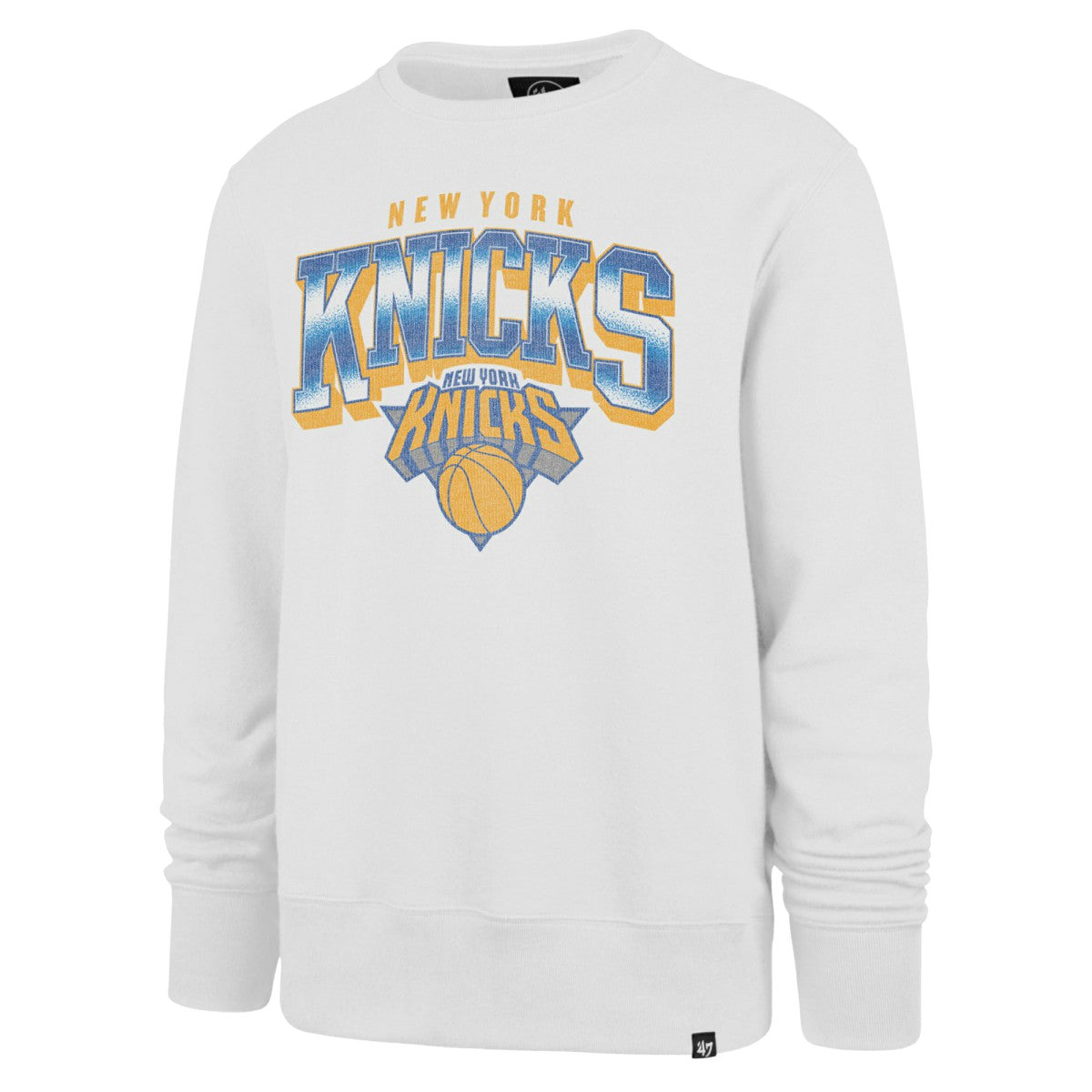 New York Knicks '47 Big & Tall Spotlight Headline Pullover Sweatshirt - Cream cheap