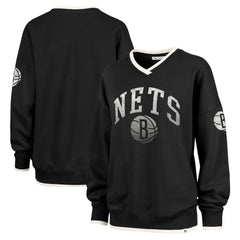 Brooklyn Nets '47 Women's Rise Wax Pack Daze '80s Oversize Pullover Sweatshirt - Black shop