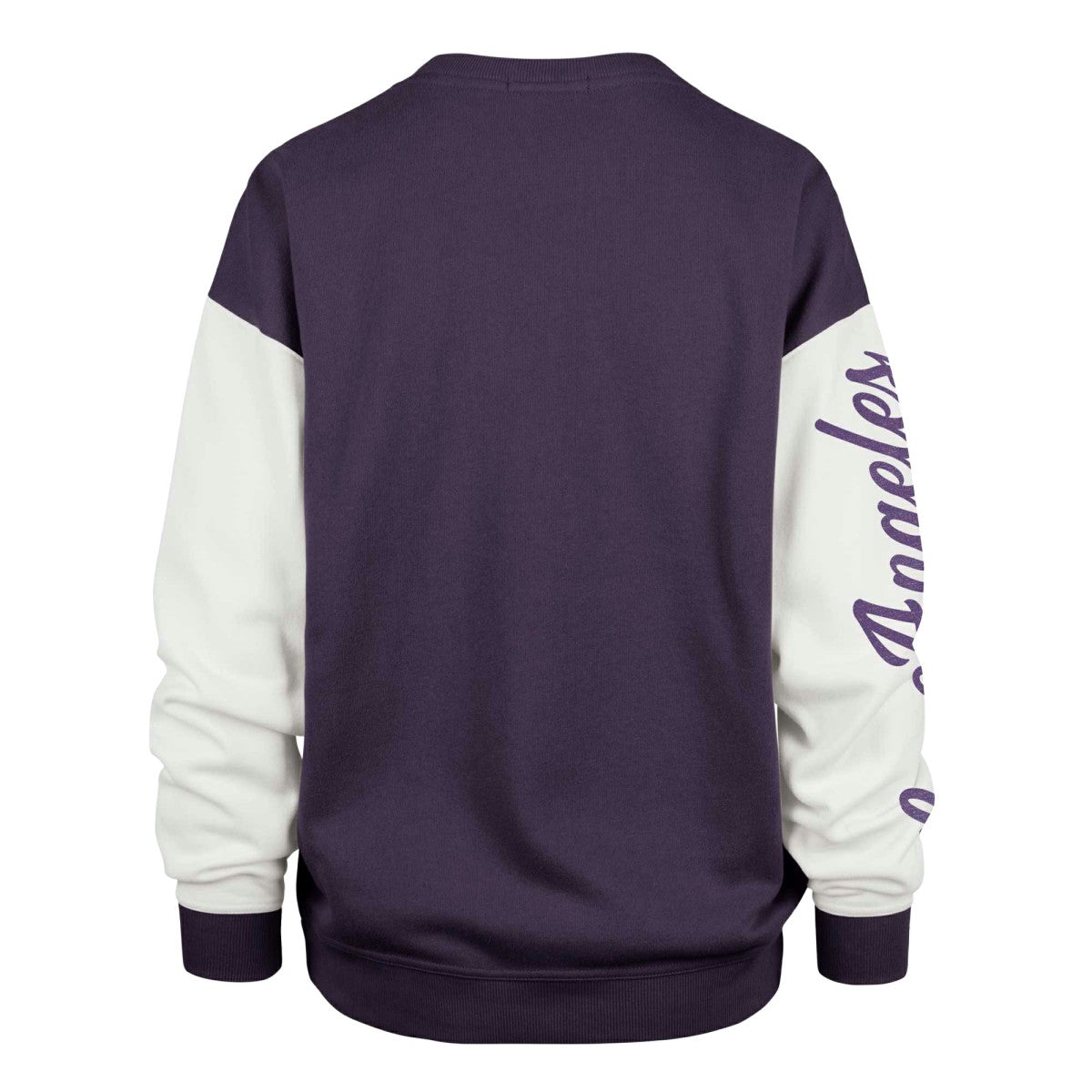 Los Angeles Lakers '47 Women's Rise Andie Pullover Sweatshirt - Oversized Pullover Sweatshirt Purple shop