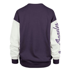 Los Angeles Lakers '47 Women's Rise Andie Pullover Sweatshirt - Oversized Pullover Sweatshirt Purple shop