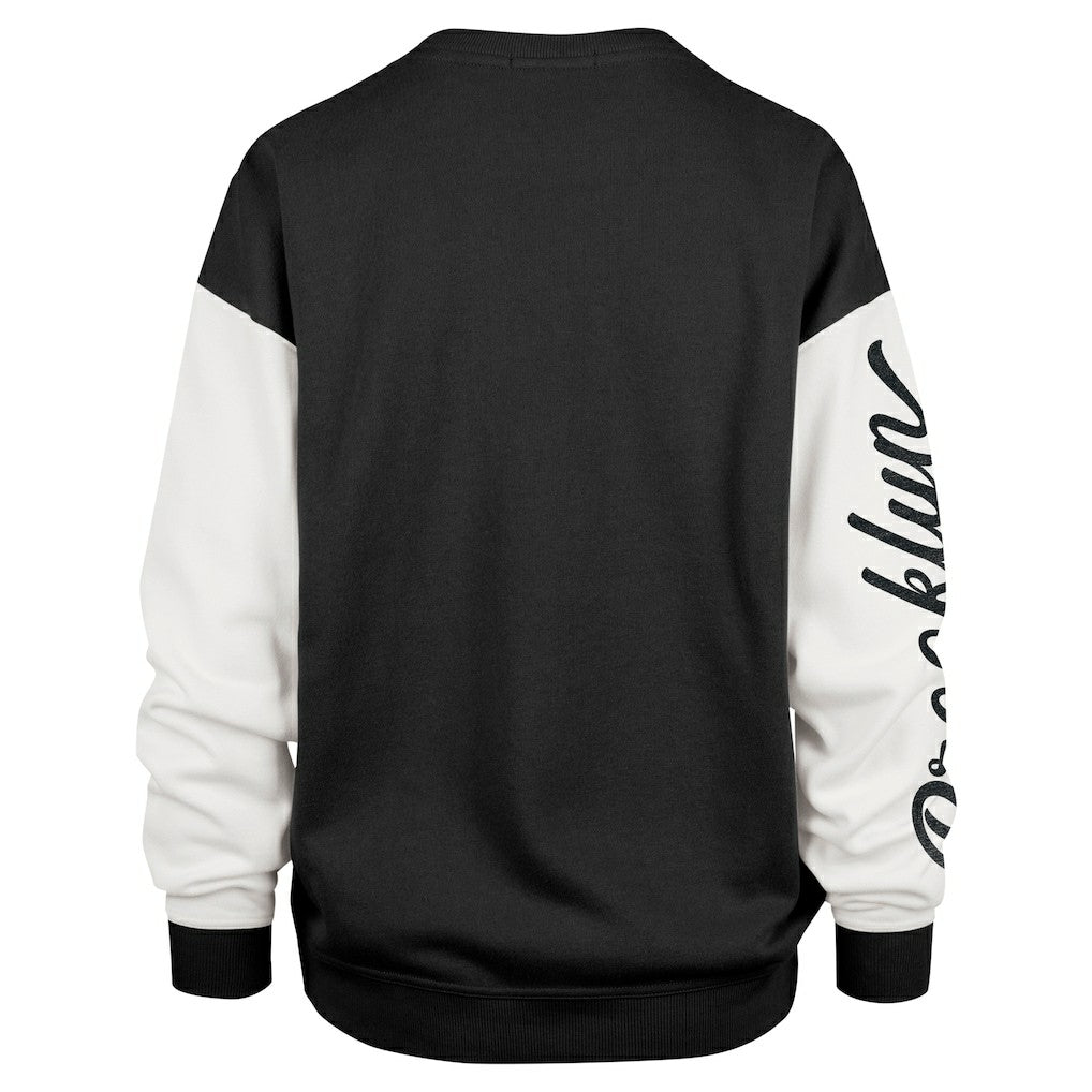 Brooklyn Nets '47 Women's Rise Andie Oversized Pullover Sweatshirt - Black online
