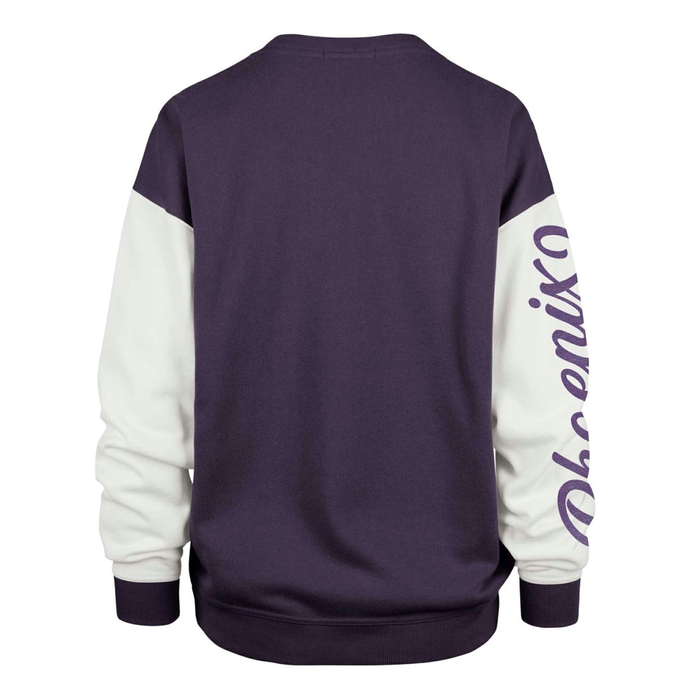 Phoenix Suns '47 Women's Rise Andie Pullover Sweatshirt - Oversized Pullover Sweatshirt Purple sale