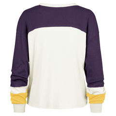 Los Angeles Lakers '47 Women's Curve Raglan Long Sleeve T-Shirt - Cream shop