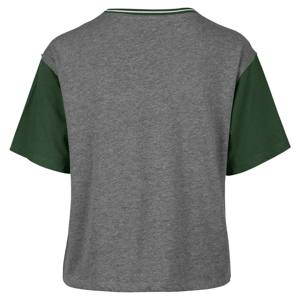 Milwaukee Bucks '47 Women's Rise Clubhouse Ziggy Color Block T-Shirt - Gray outlet