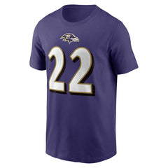 Derrick Henry Baltimore Ravens Player Name & Number T-Shirt - Purple sale