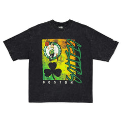 Boston Celtics Sport Classics Enzyme Washed T-Shirt - Black cheap