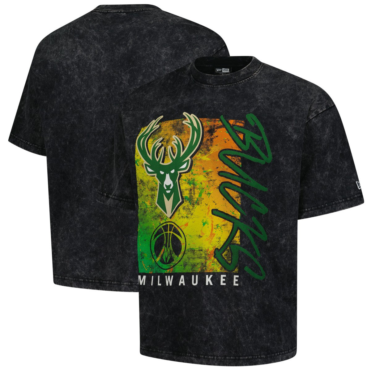 Milwaukee Bucks Sport Classics Enzyme Washed T-Shirt - Black online