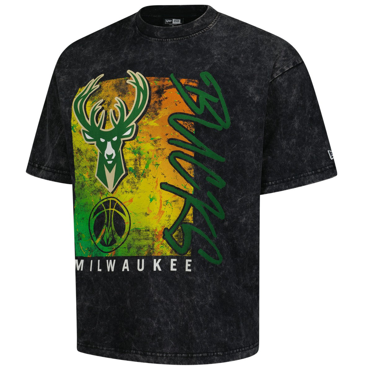 Milwaukee Bucks Sport Classics Enzyme Washed T-Shirt - Black online
