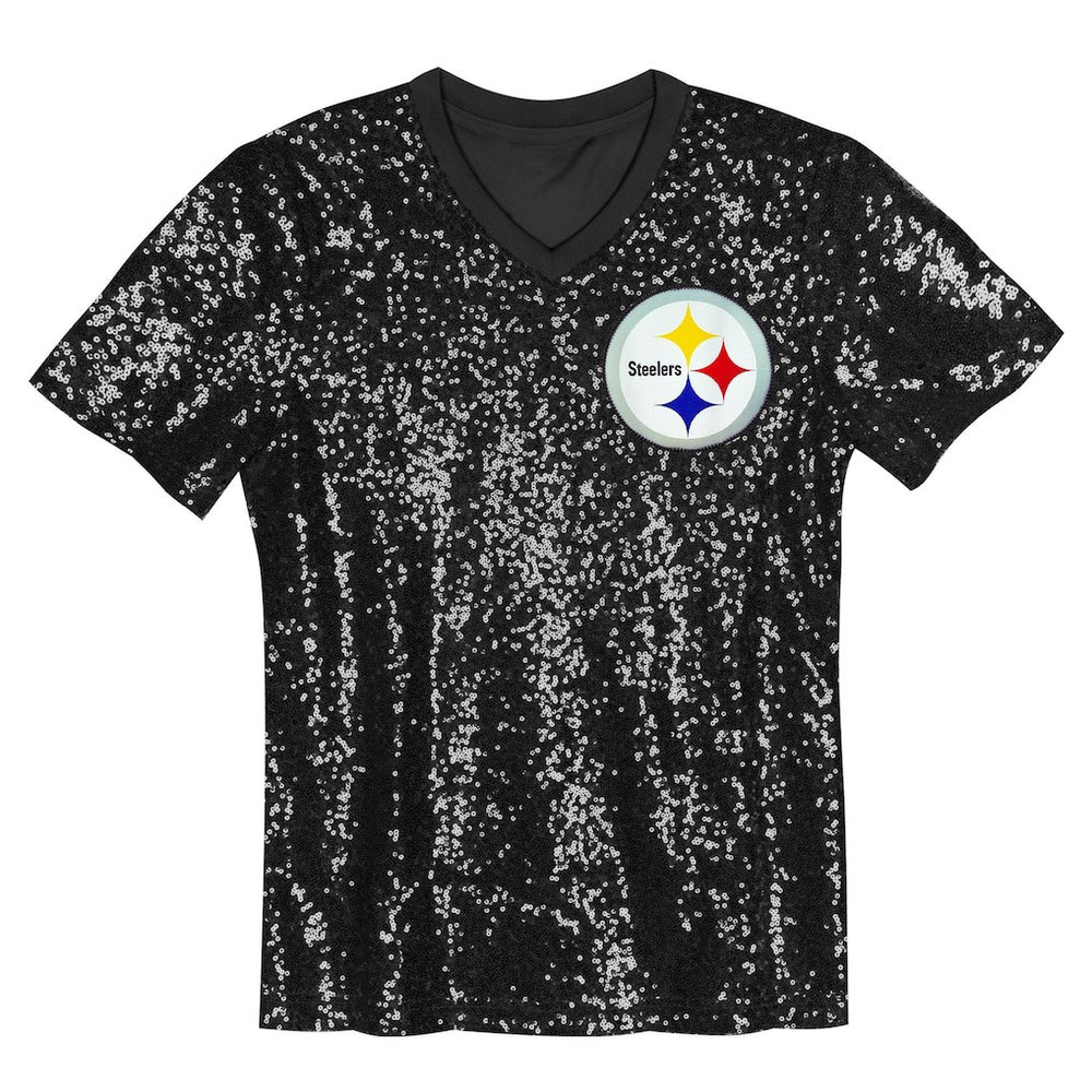 T.J. Watt Pittsburgh Steelers Women's Player Name & Number V-Neck Fashion Jersey - Black outlet