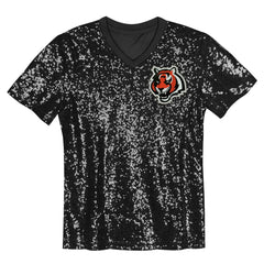 Joe Burrow Cincinnati Bengals Women's Player Name & Number V-Neck Fashion Jersey - Black on sale