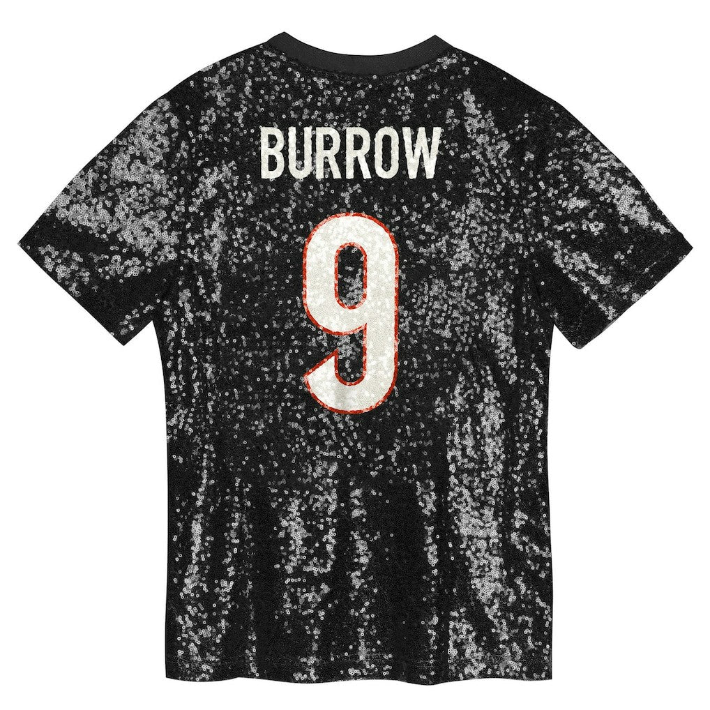 Joe Burrow Cincinnati Bengals Women's Player Name & Number V-Neck Fashion Jersey - Black on sale
