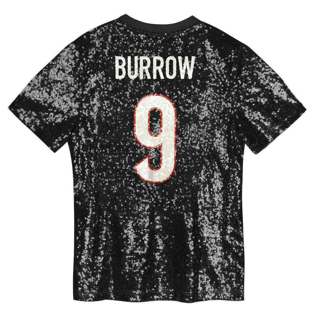 Joe Burrow Cincinnati Bengals Women's Player Name & Number V-Neck Fashion Jersey - Black on sale