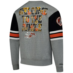 Cincinnati Bengals All Over 4.0 Vintage Logo Pullover Sweatshirt - Heather Gray sale