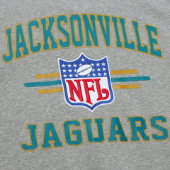 Jacksonville Jaguars All Over 4.0 Vintage Logo Pullover Sweatshirt - Heather Gray on sale