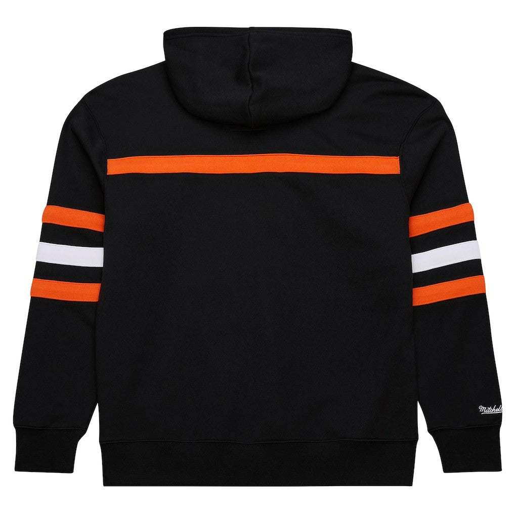 Cincinnati Bengals Vintage Logo Head Coach Fleece Pullover Hoodie - Black cheap