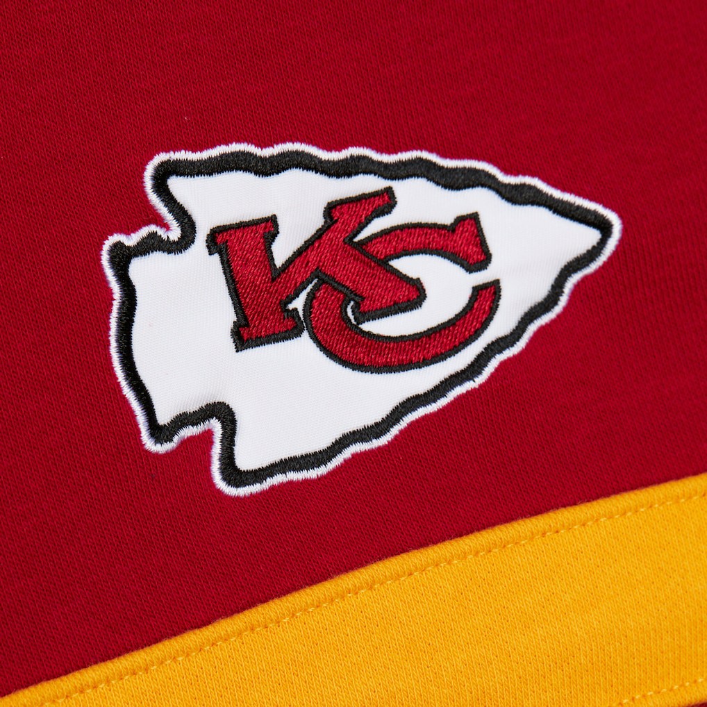 Kansas City Chiefs Vintage Logo Head Coach Fleece Pullover Hoodie - Red cheap