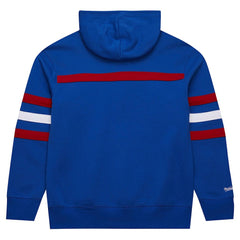 New York Giants Vintage Logo Head Coach Fleece Pullover Hoodie - Royal cheap