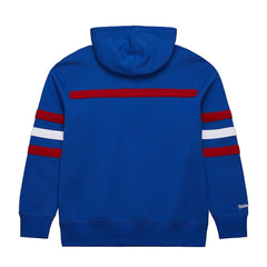 New England Patriots Vintage Logo Head Coach Fleece Pullover Hoodie - Royal cheap