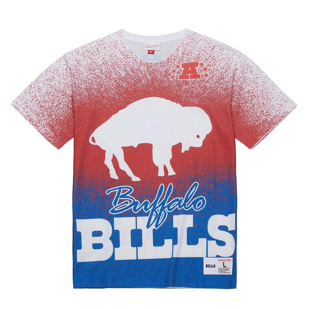 Buffalo Bills Team Burst Vintage Logo T-Shirt - White cheap