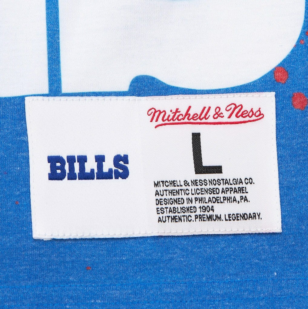Buffalo Bills Team Burst Vintage Logo T-Shirt - White cheap