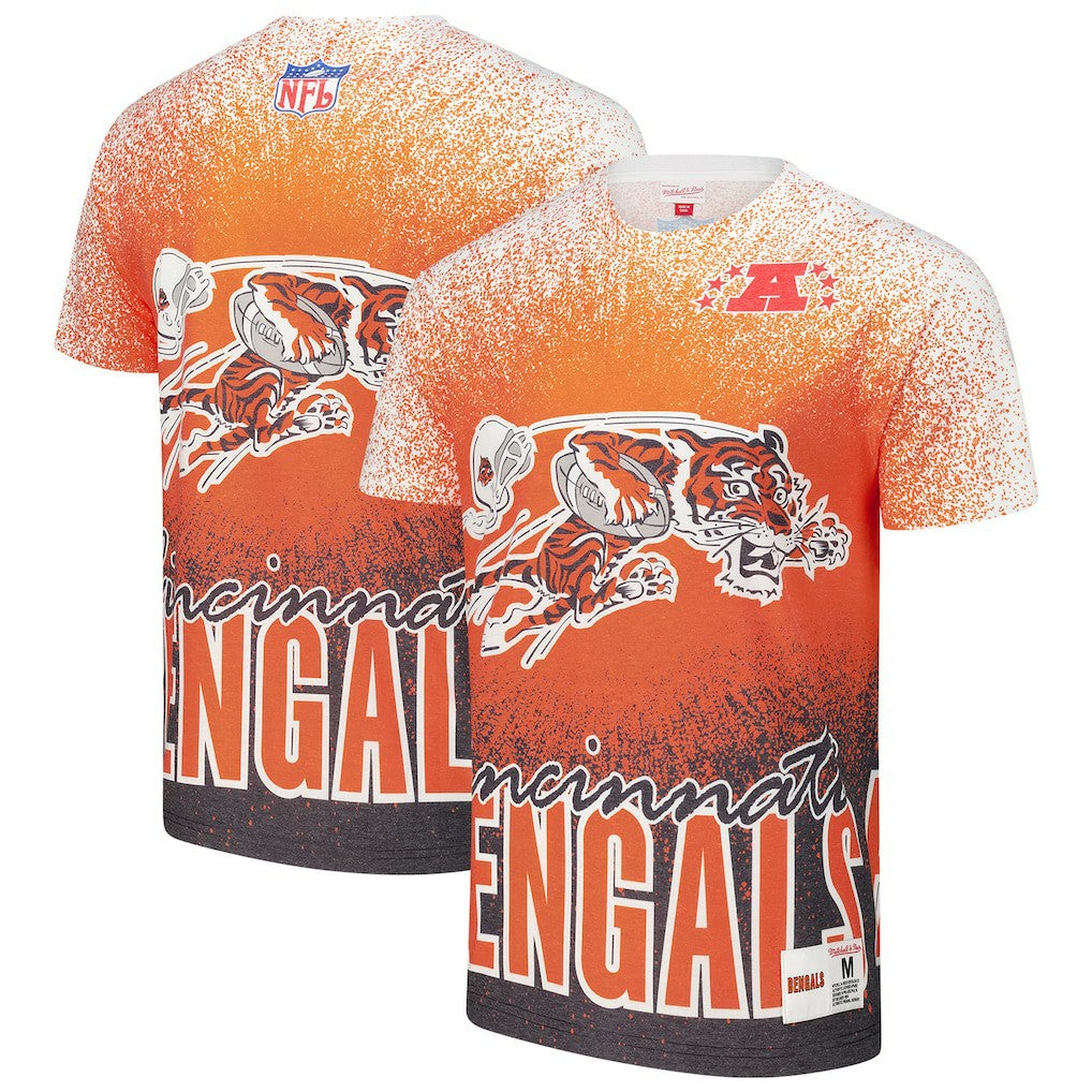 Cincinnati Bengals Team Burst Vintage Logo T-Shirt - White online