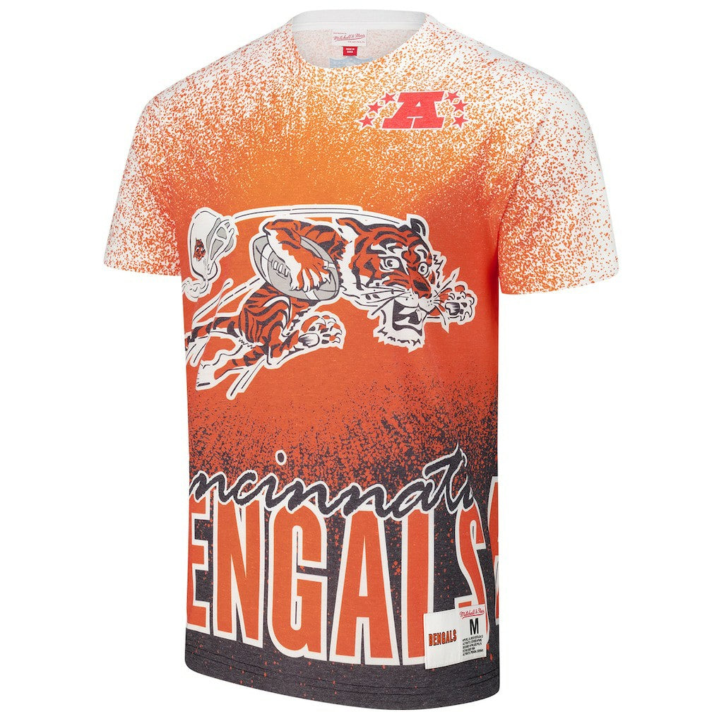 Cincinnati Bengals Team Burst Vintage Logo T-Shirt - White online