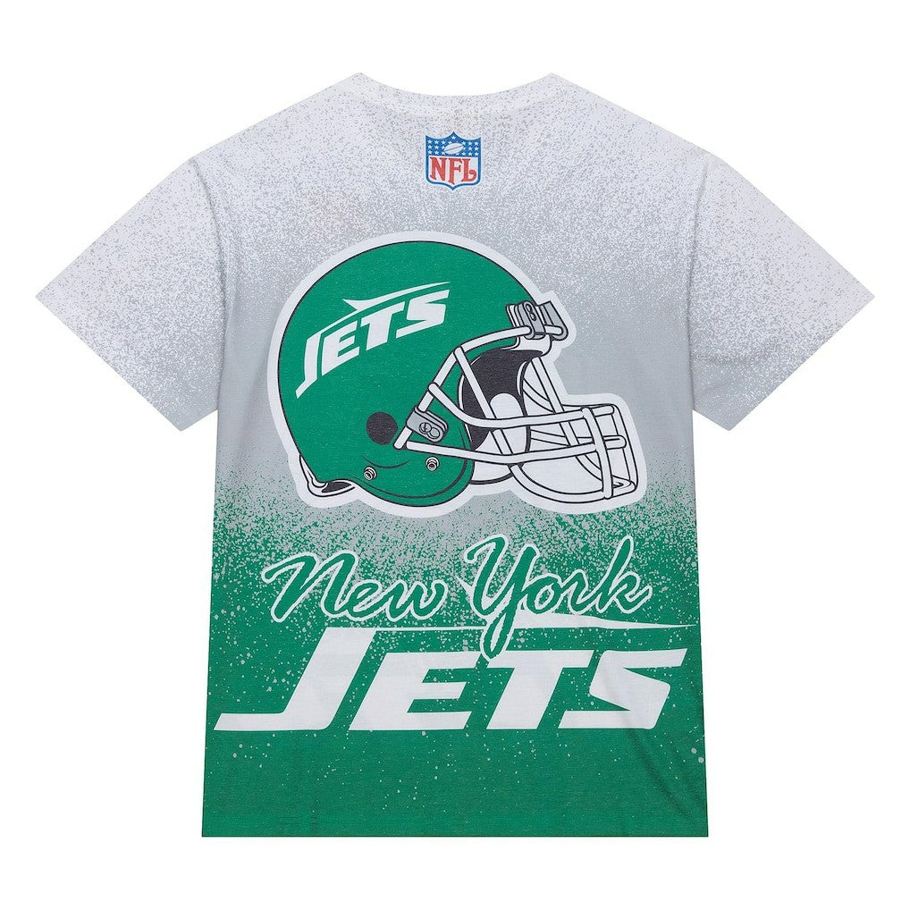 New York Jets Team Burst Vintage Logo T-Shirt - White sale