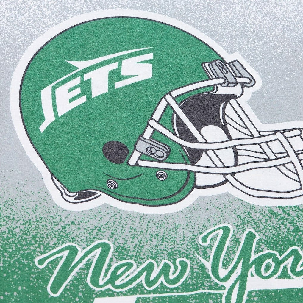 New York Jets Team Burst Vintage Logo T-Shirt - White sale
