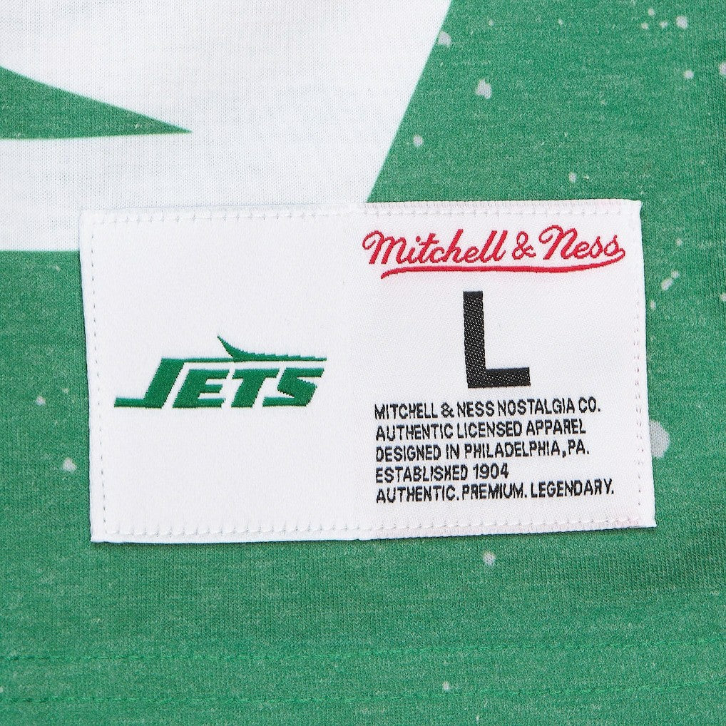 New York Jets Team Burst Vintage Logo T-Shirt - White sale