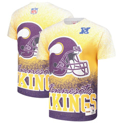 Minnesota Vikings Team Burst Vintage Logo T-Shirt - White online