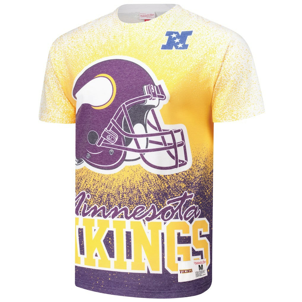 Minnesota Vikings Team Burst Vintage Logo T-Shirt - White online