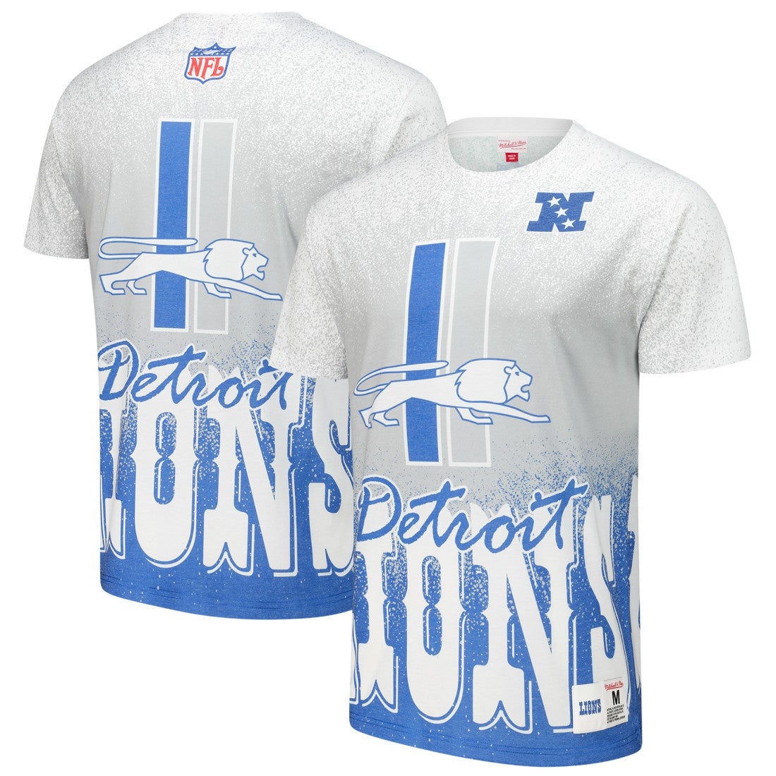 Detroit Lions Team Burst Vintage Logo T-Shirt - White outlet