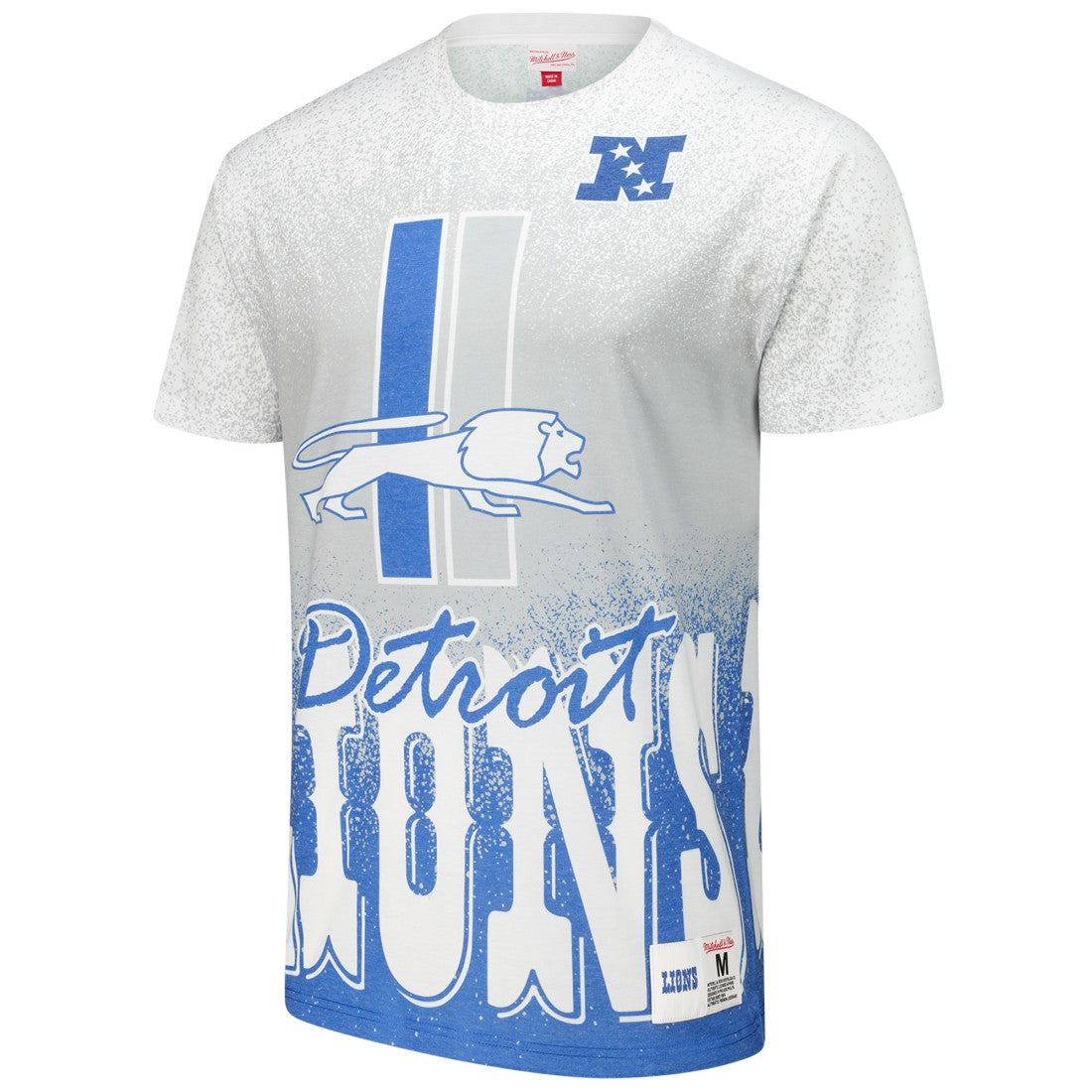 Detroit Lions Team Burst Vintage Logo T-Shirt - White outlet