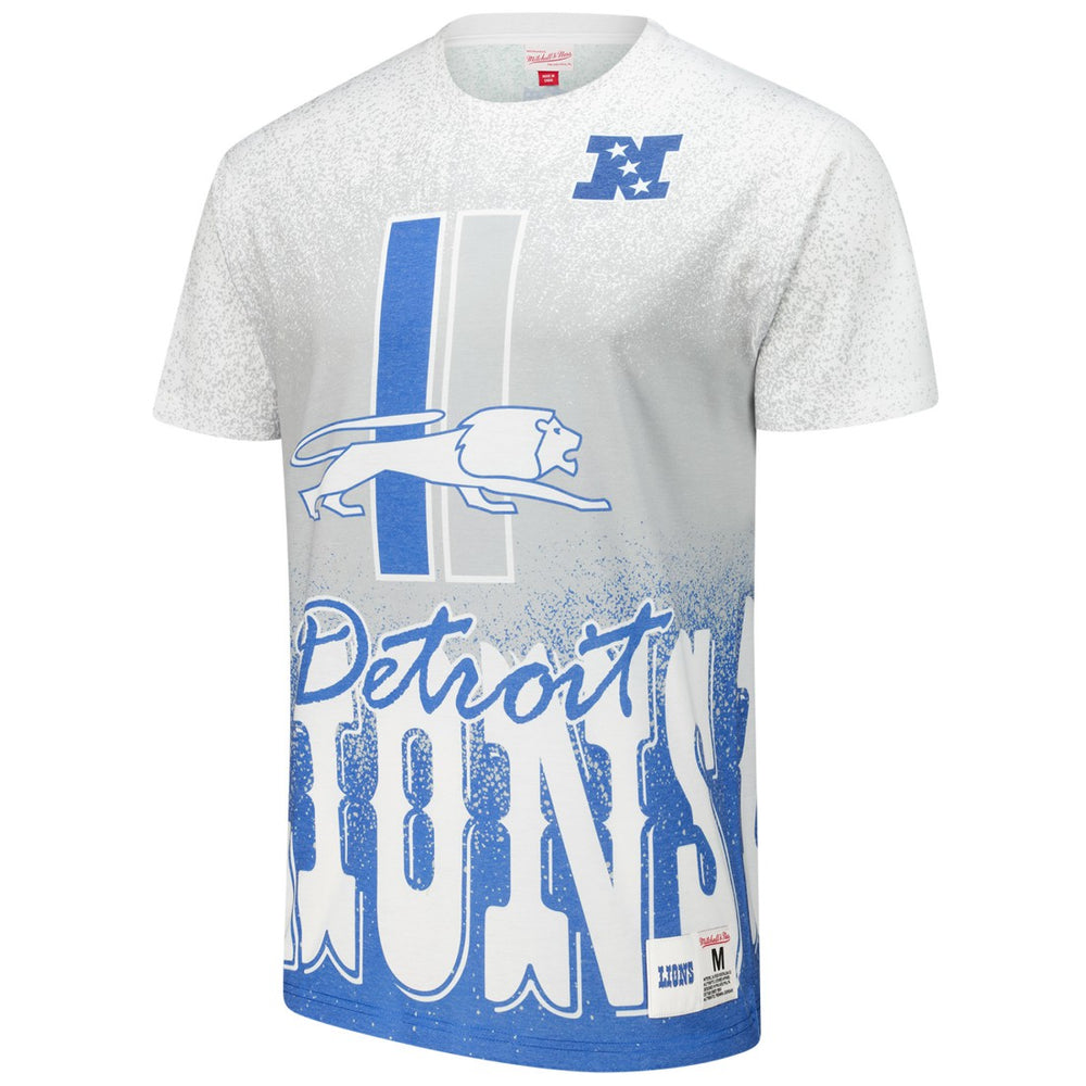 Detroit Lions Team Burst Vintage Logo T-Shirt - White outlet