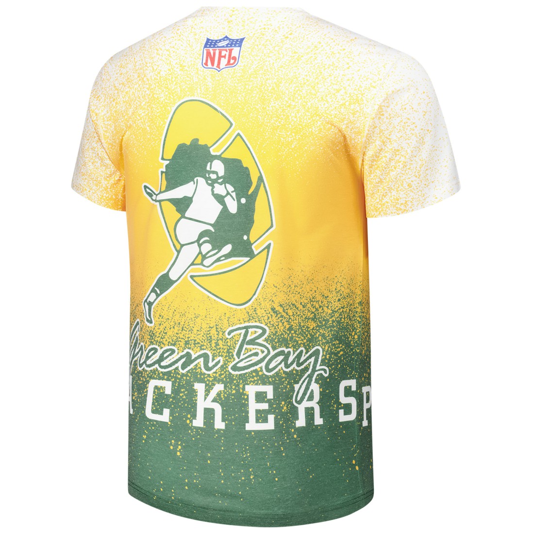 Green Bay Packers Team Burst Vintage Logo T-Shirt - White cheap