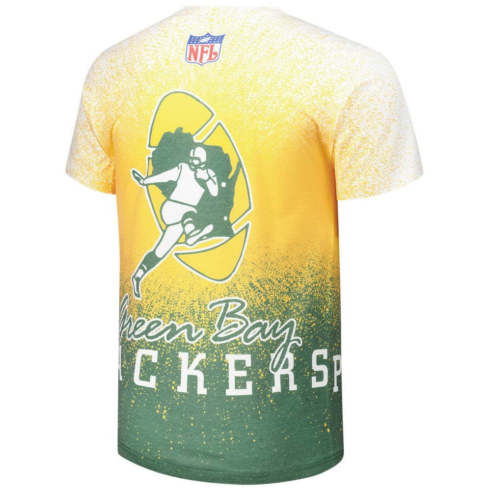 Green Bay Packers Team Burst Vintage Logo T-Shirt - White cheap