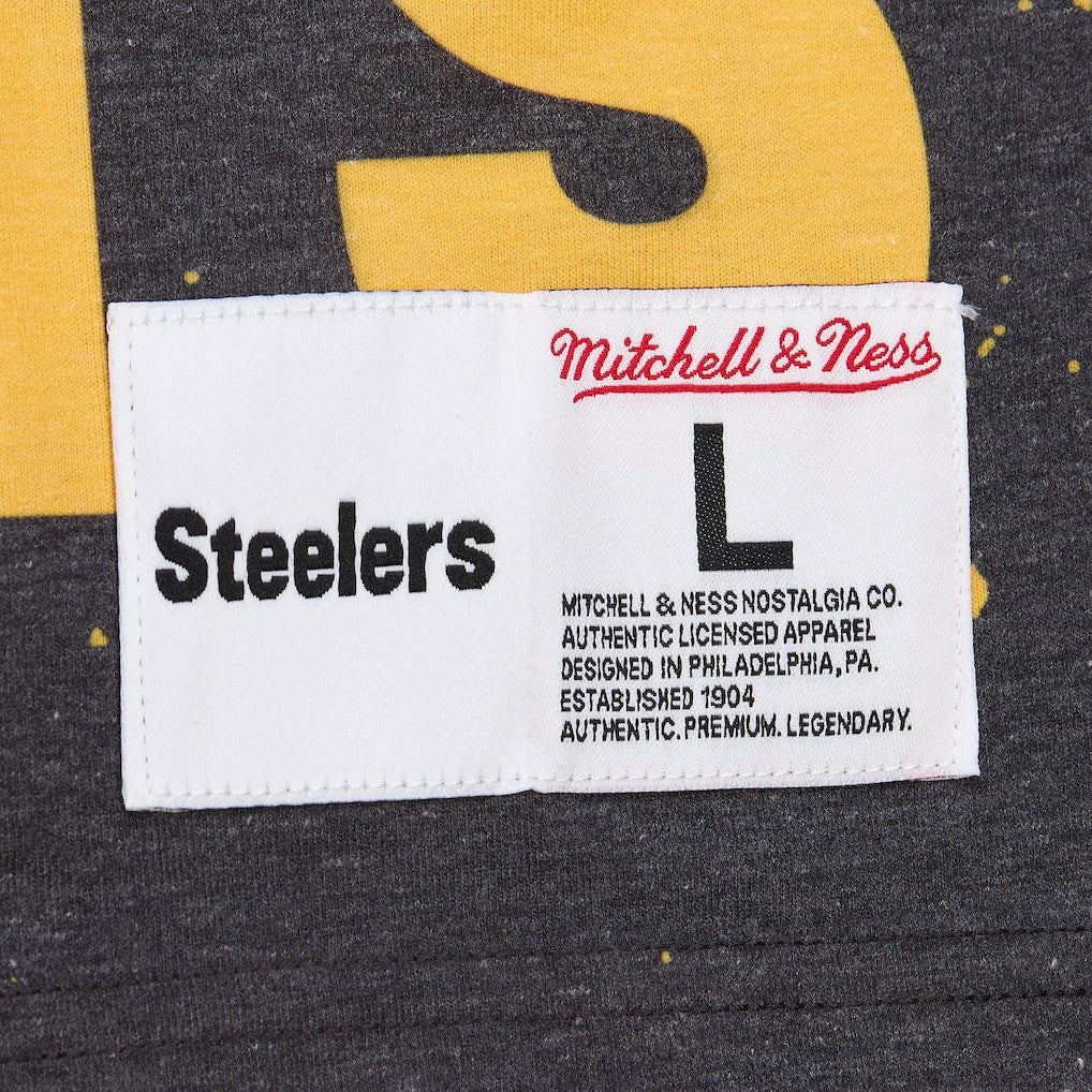 Pittsburgh Steelers Team Burst Vintage Logo T-Shirt - White discount