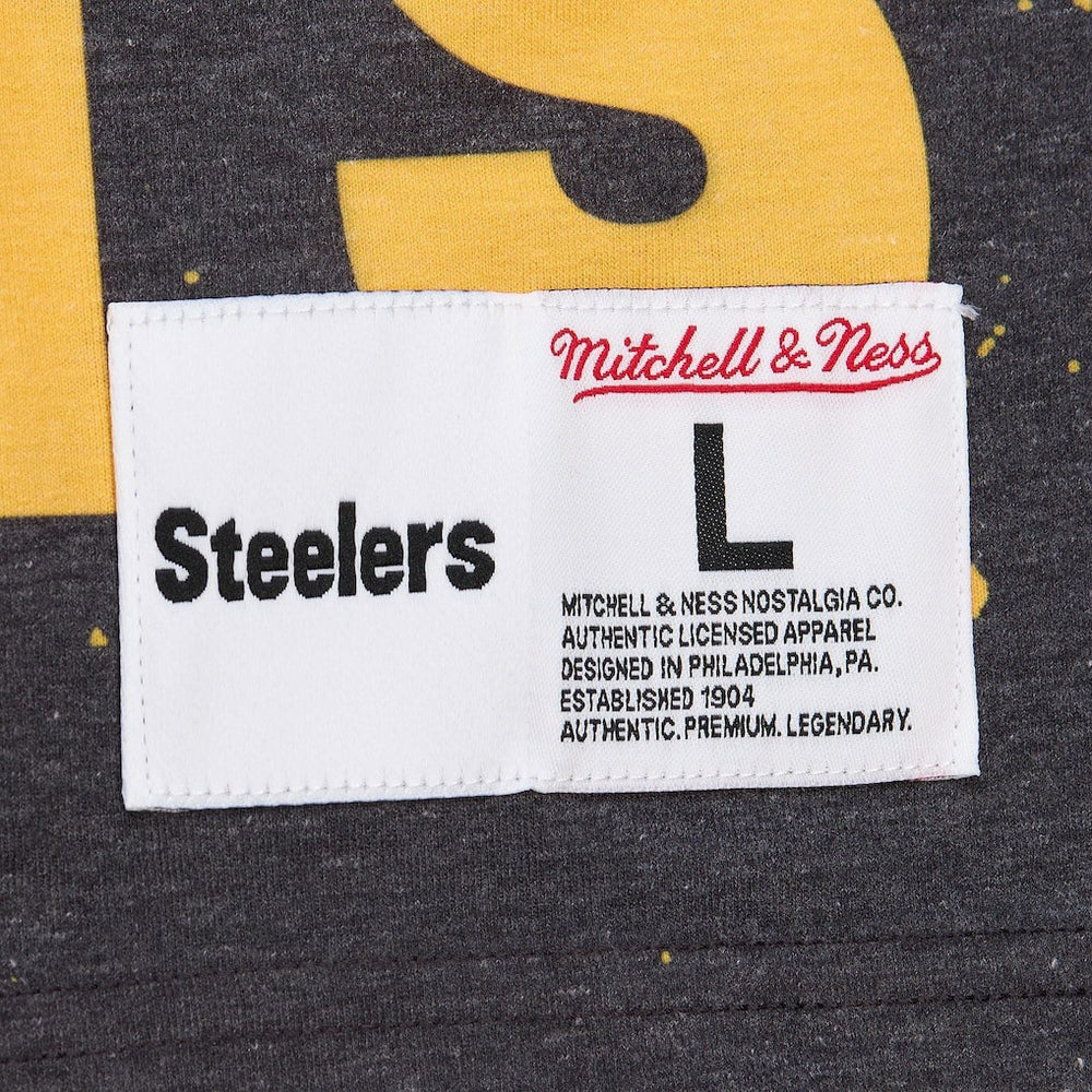 Pittsburgh Steelers Team Burst Vintage Logo T-Shirt - White discount