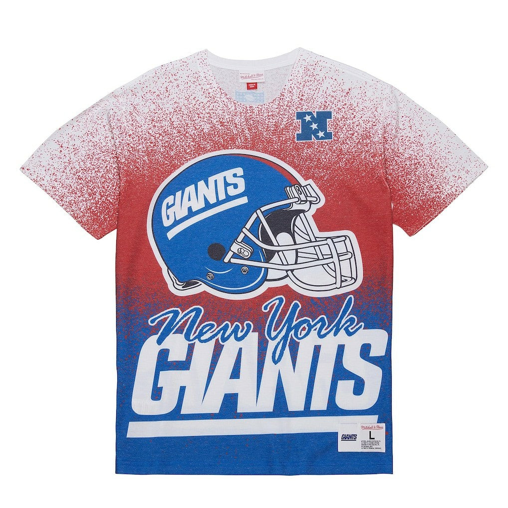New York Giants Team Burst Vintage Logo T-Shirt - White on sale