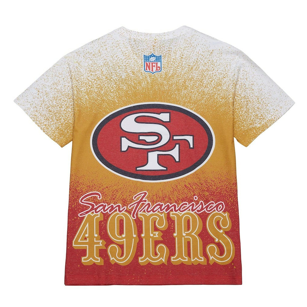 San Francisco 49ers Team Burst Vintage Logo T-Shirt - White on sale
