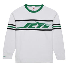New York Jets Throwback 1984 Pullover Sweater - White on sale