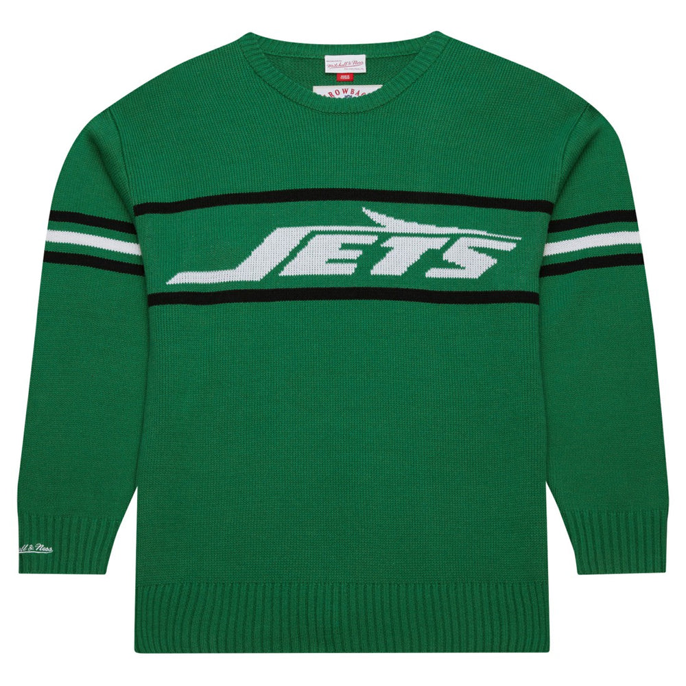 New York Jets Throwback 1984 Pullover Sweater - Green for sale
