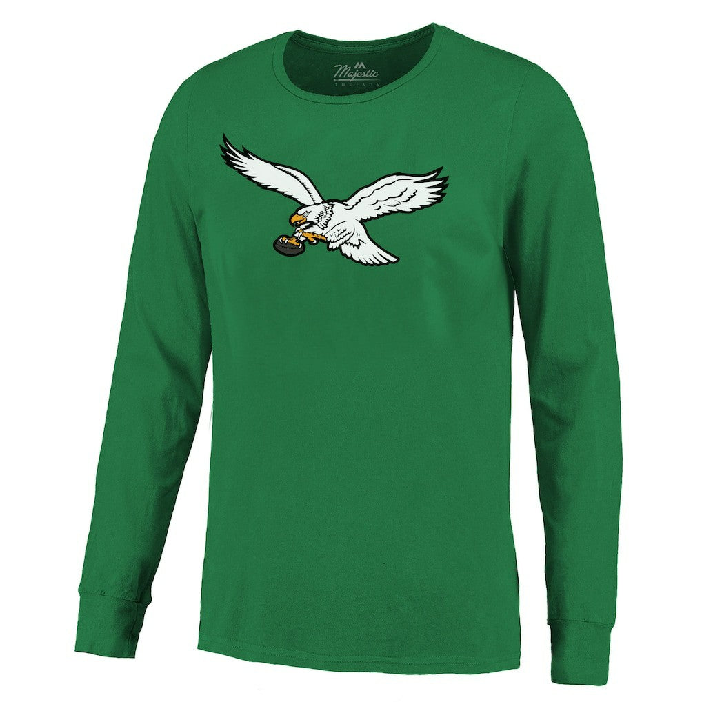 Saquon Barkley Philadelphia Eagles Majestic Threads Name & Number Long Sleeve T-Shirt - Kelly Green discount