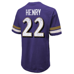 Derrick Henry Baltimore Ravens Majestic Threads Name & Number Oversized T-Shirt - Purple online