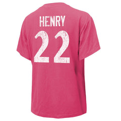 Derrick Henry Baltimore Ravens Majestic Threads Women's Name & Number T-Shirt - Pink online